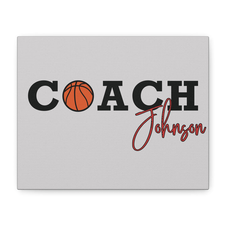 Coach Name Matte Canvas