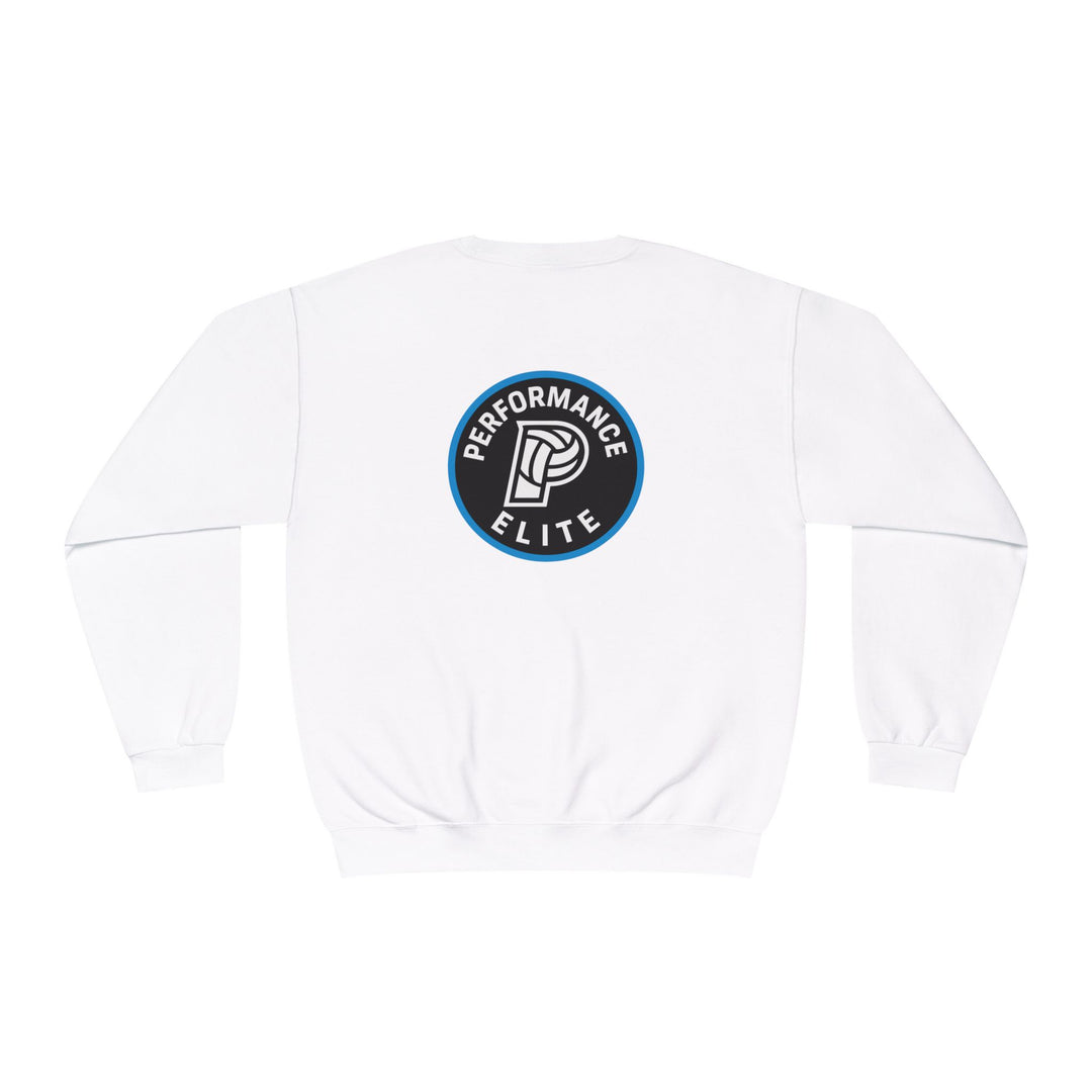 Performance Elite Unisex Adult Mid-Level Crewneck Sweatshirt w/Front &amp; Back Logo