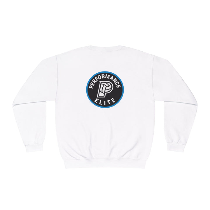 Performance Elite Unisex Adult Mid-Level Crewneck Sweatshirt w/Front &amp; Back Logo