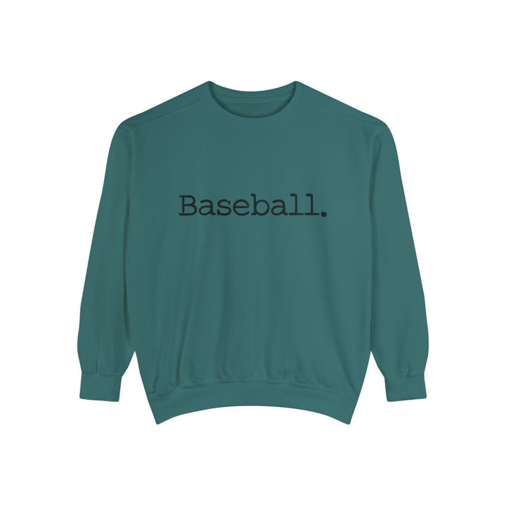 Typewriter Design Baseball Unisex Adult Premium Crewneck Sweatshirt