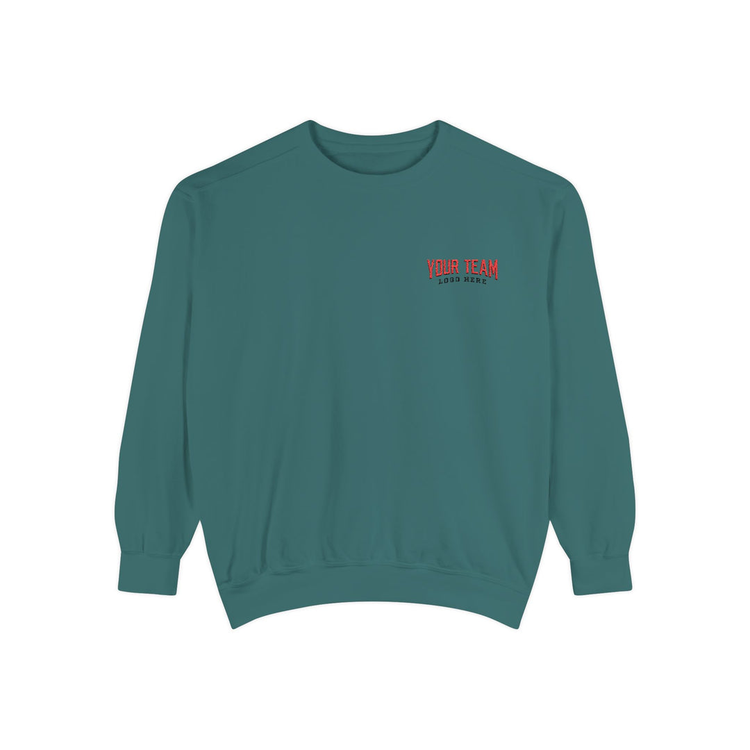 Unisex Adult Comfort Colors Crewneck Sweatshirt - Embroidered