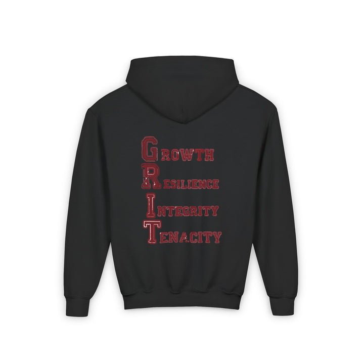 Southern Grit Unisex Youth Hooded Sweatshirt w/Both Logos