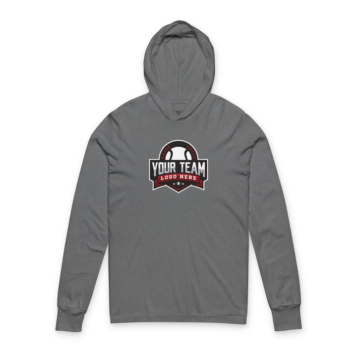 Unisex Adult Hooded Long Sleeve Shirt