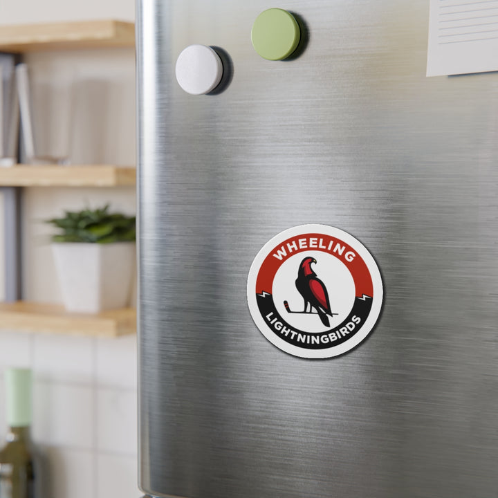 Wheeling Lightningbirds Die-Cut Magnets