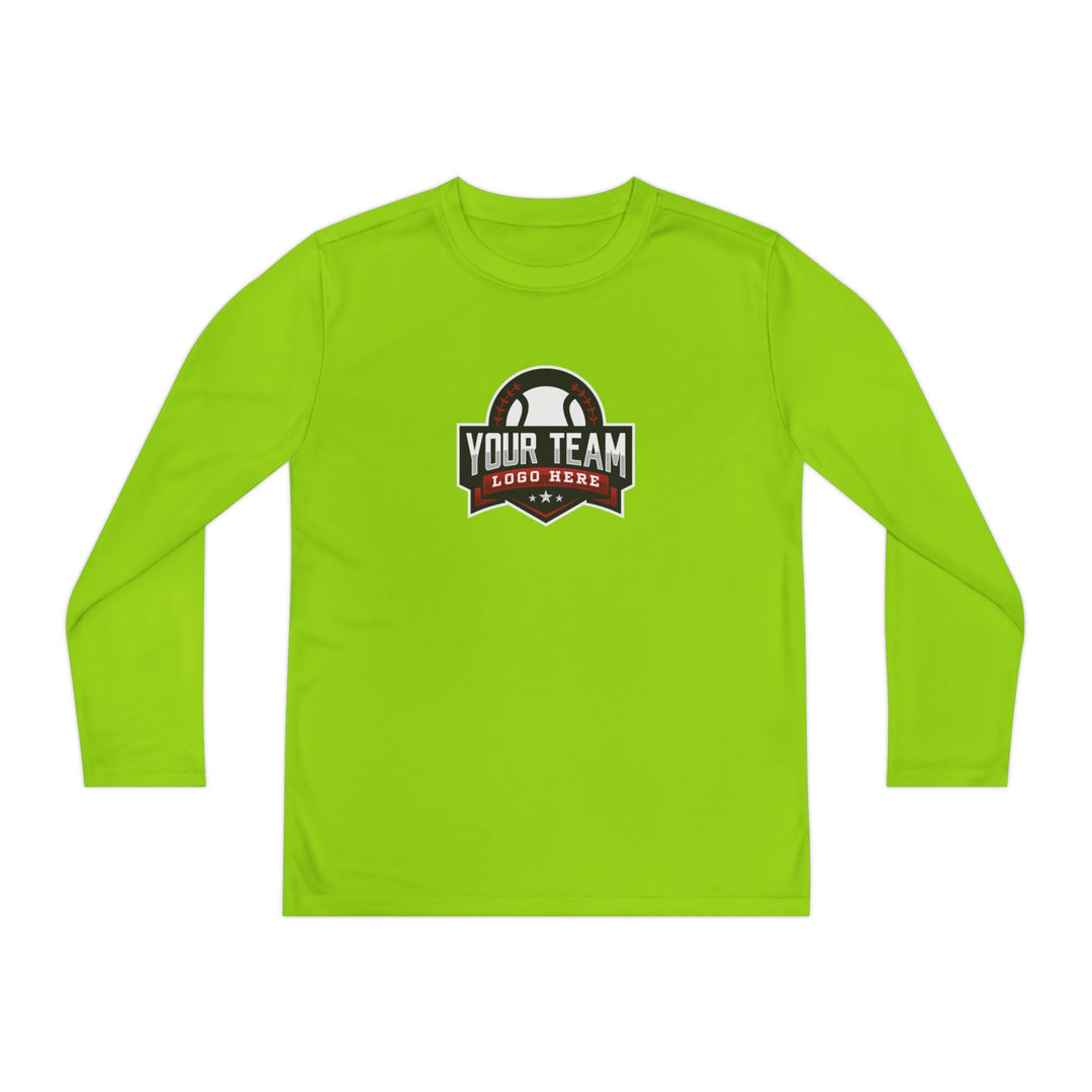 Unisex Youth Long Sleeve Moisture Wicking Shirt