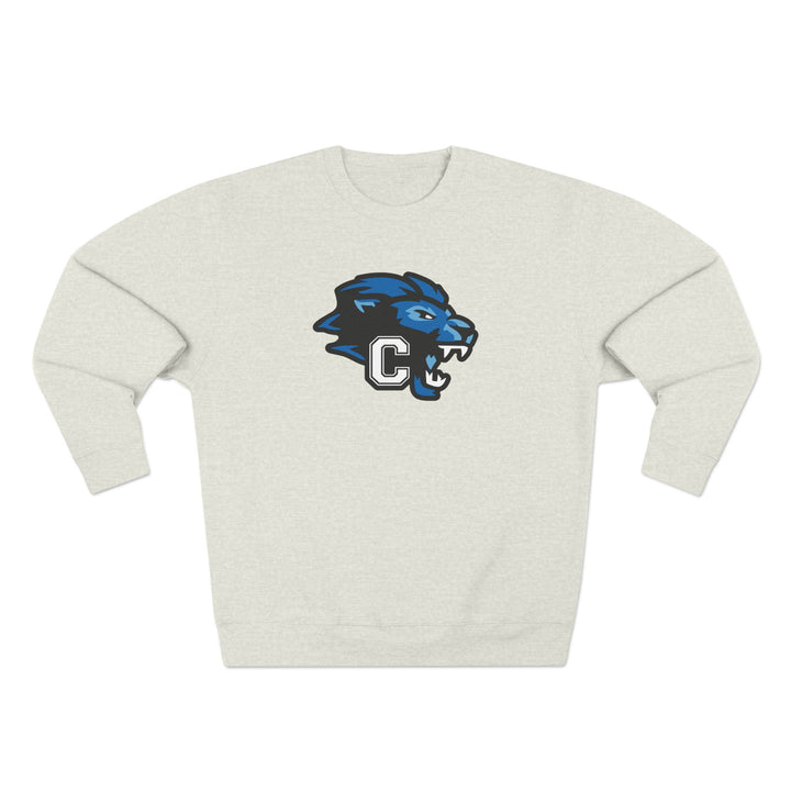 Canton Lions Youth Football &amp; Cheer Unisex Adult Premium Crewneck Sweatshirt