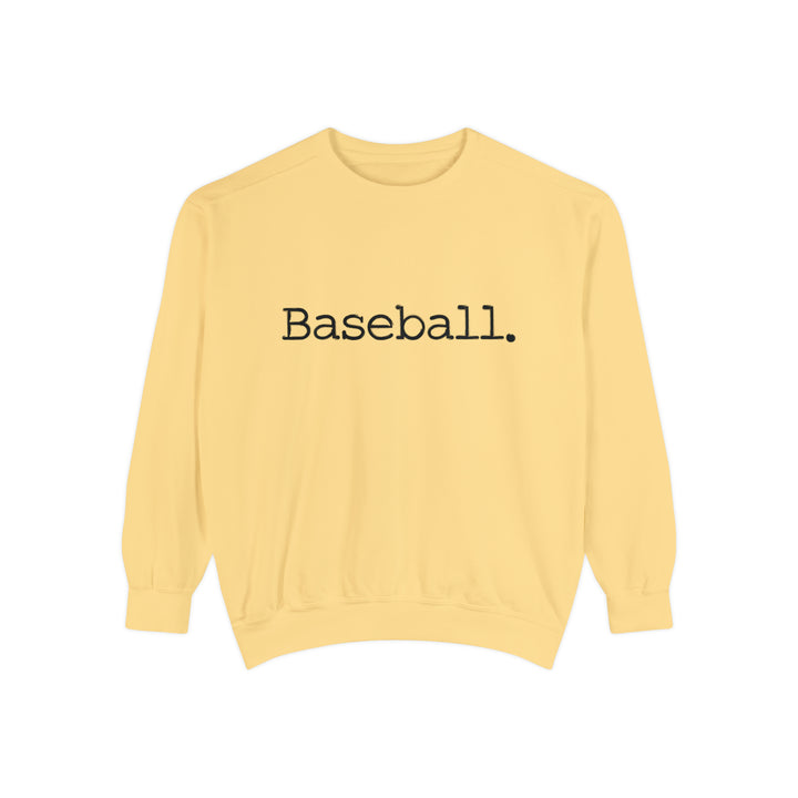 Typewriter Design Baseball Unisex Adult Premium Crewneck Sweatshirt