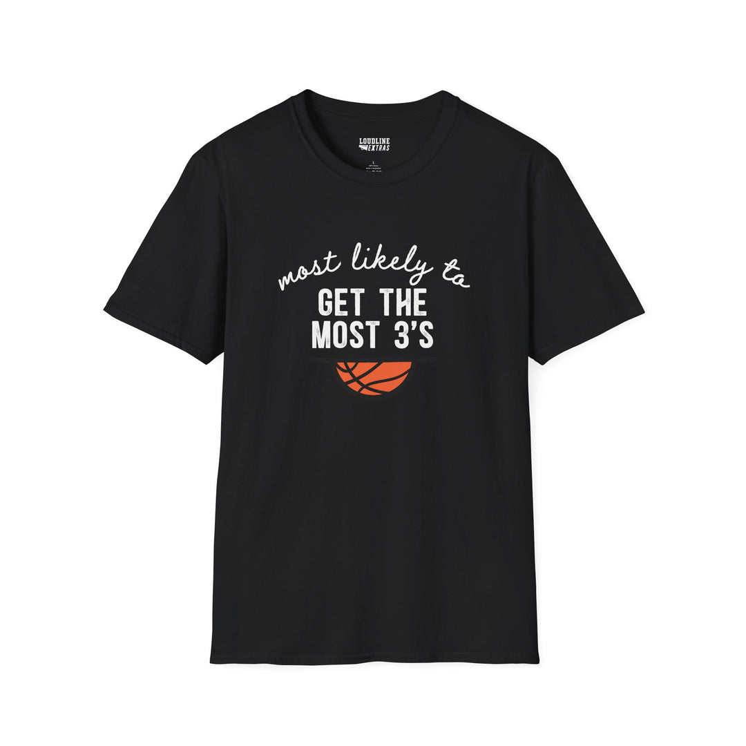 Most Likely To Basketball Unisex Adult T-Shirt
