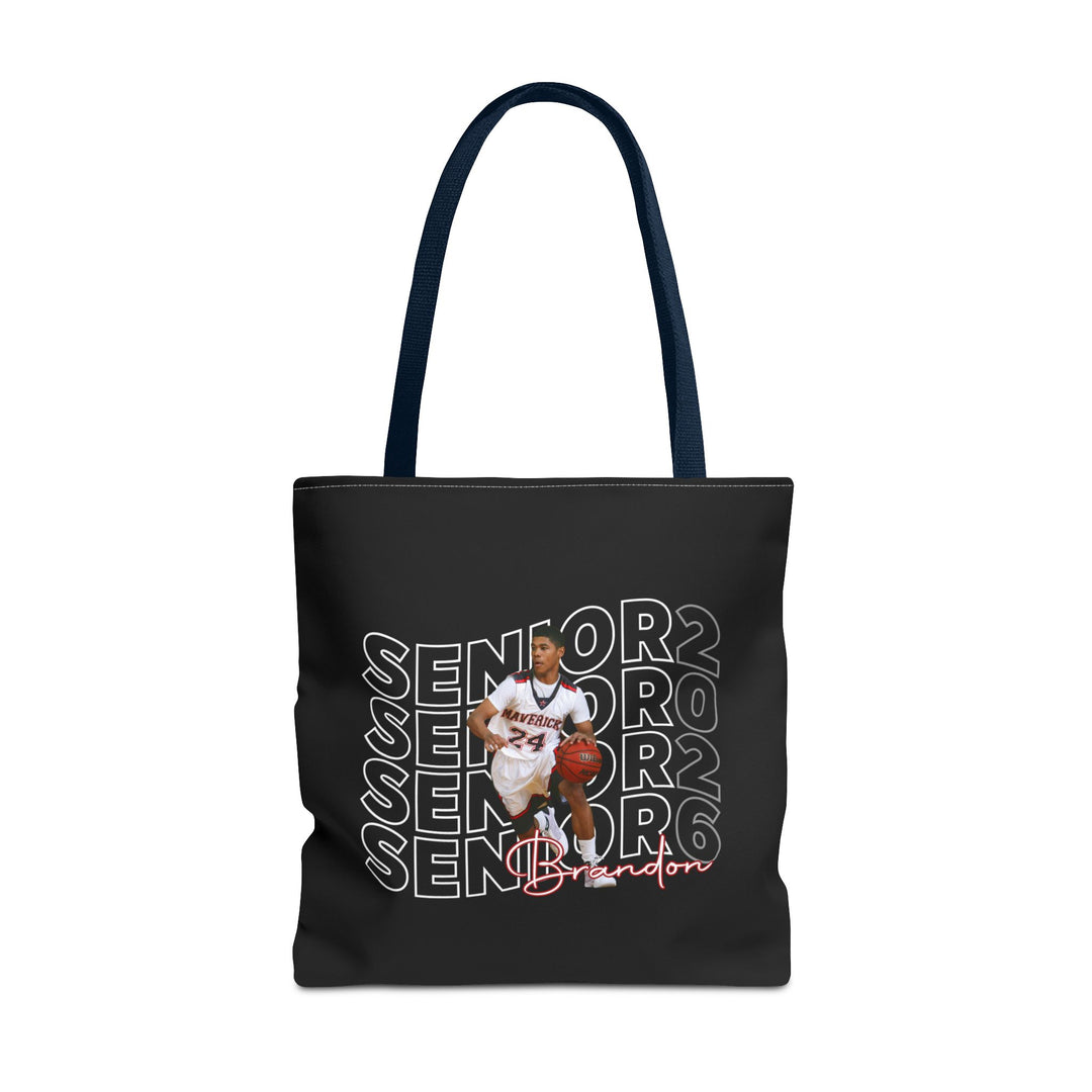 Senior Wavy Design w/Photo &amp; Name Tote Bag