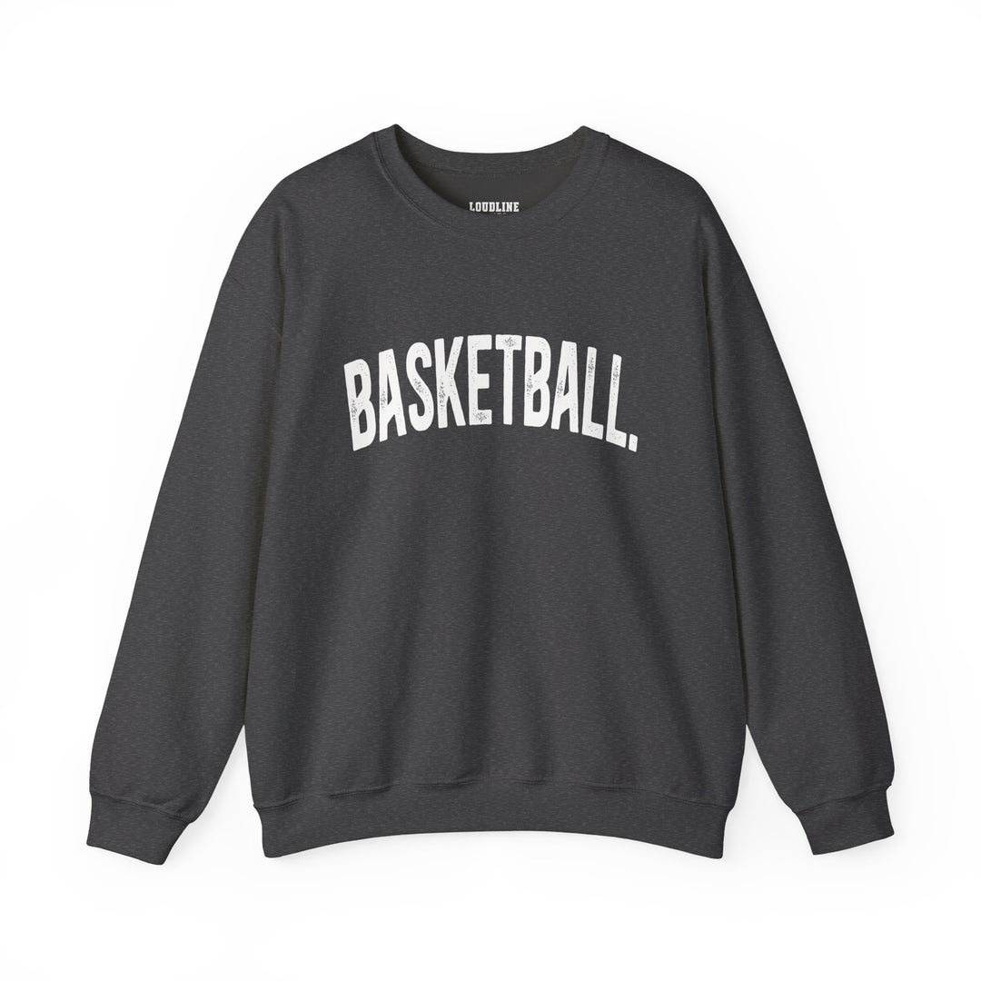 Rustic Design Basketball Unisex Adult Crewneck Sweatshirt
