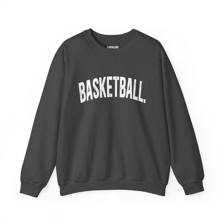 Rustic Design Basketball Unisex Adult Crewneck Sweatshirt