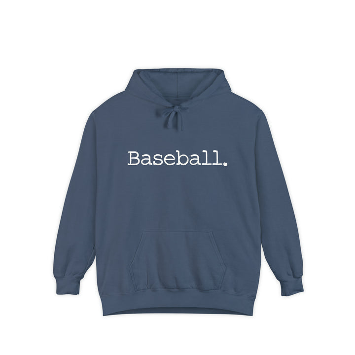 Typewriter Design Baseball Unisex Adult Premium Hooded Sweatshirt