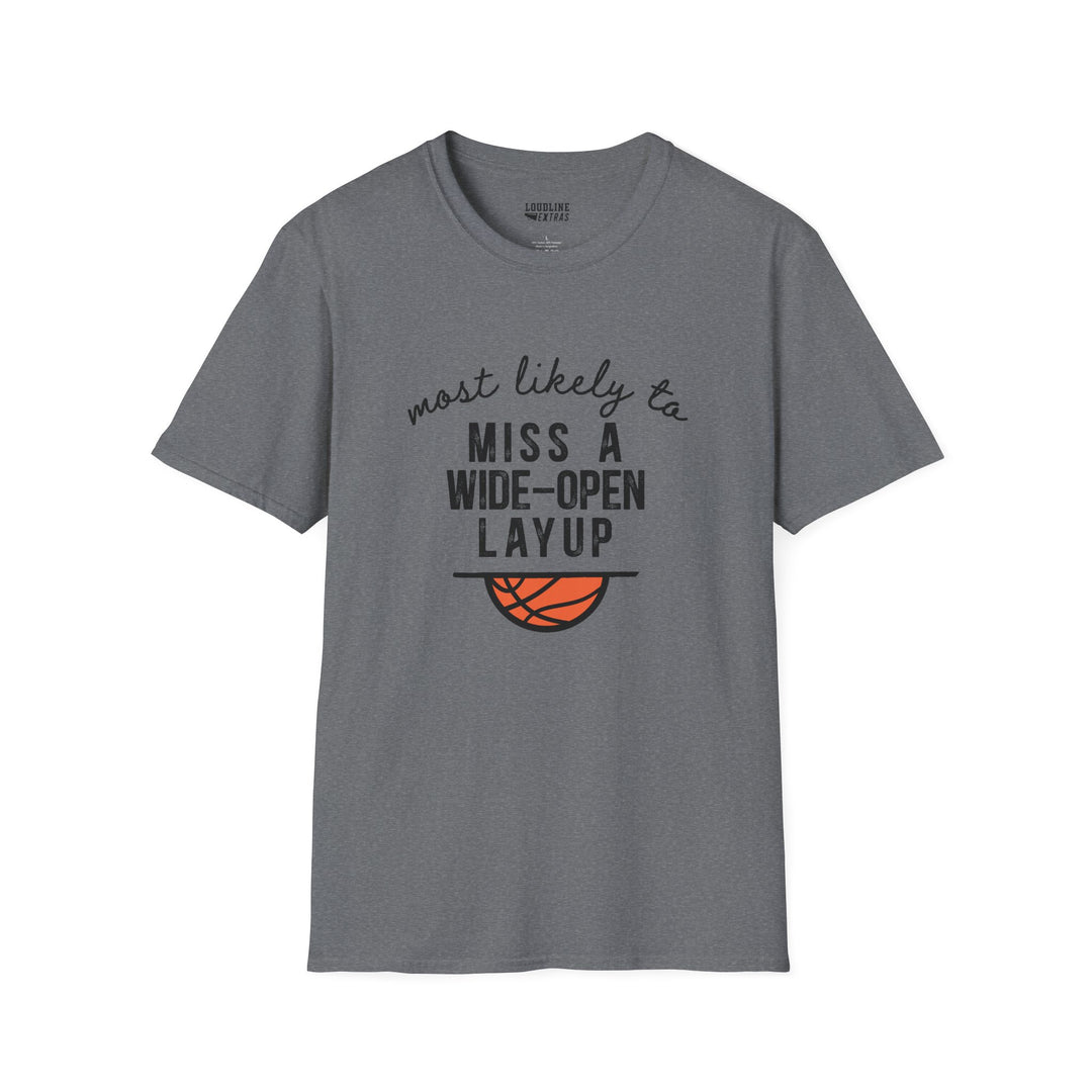 Most Likely To Basketball Unisex Adult T-Shirt