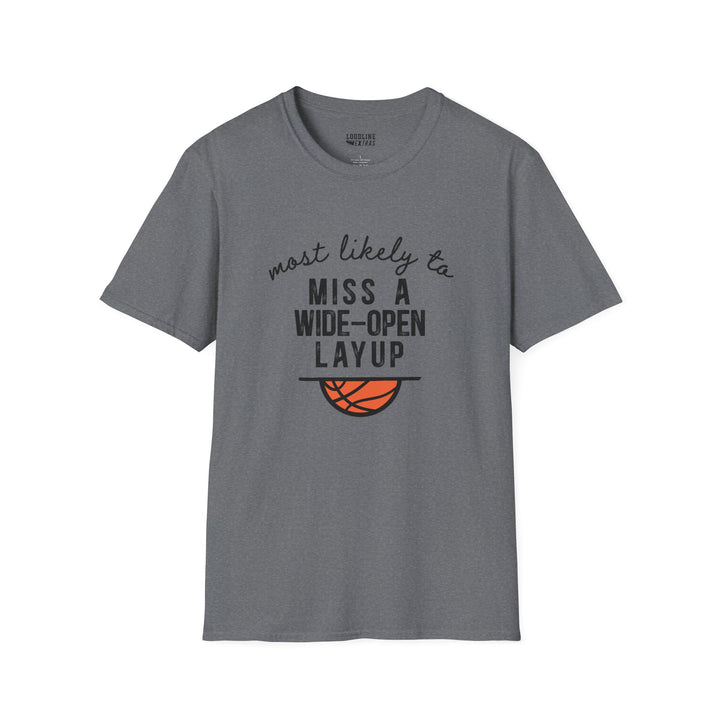 Most Likely To Basketball Unisex Adult T-Shirt