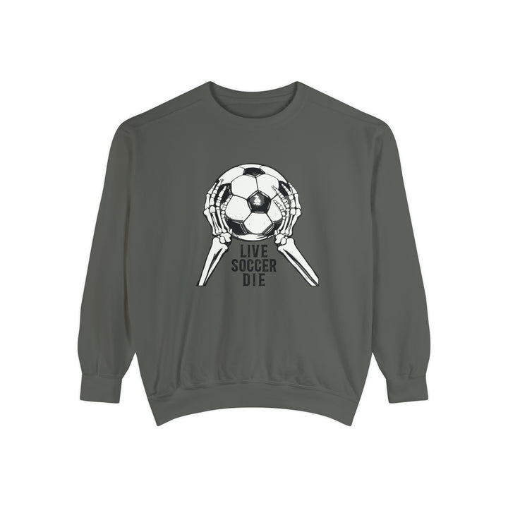 Live Soccer Die Unisex Adult Premium Crewneck Sweatshirt