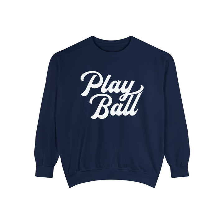 Play Ball Baseball Unisex Adult Premium Crewneck Sweatshirt