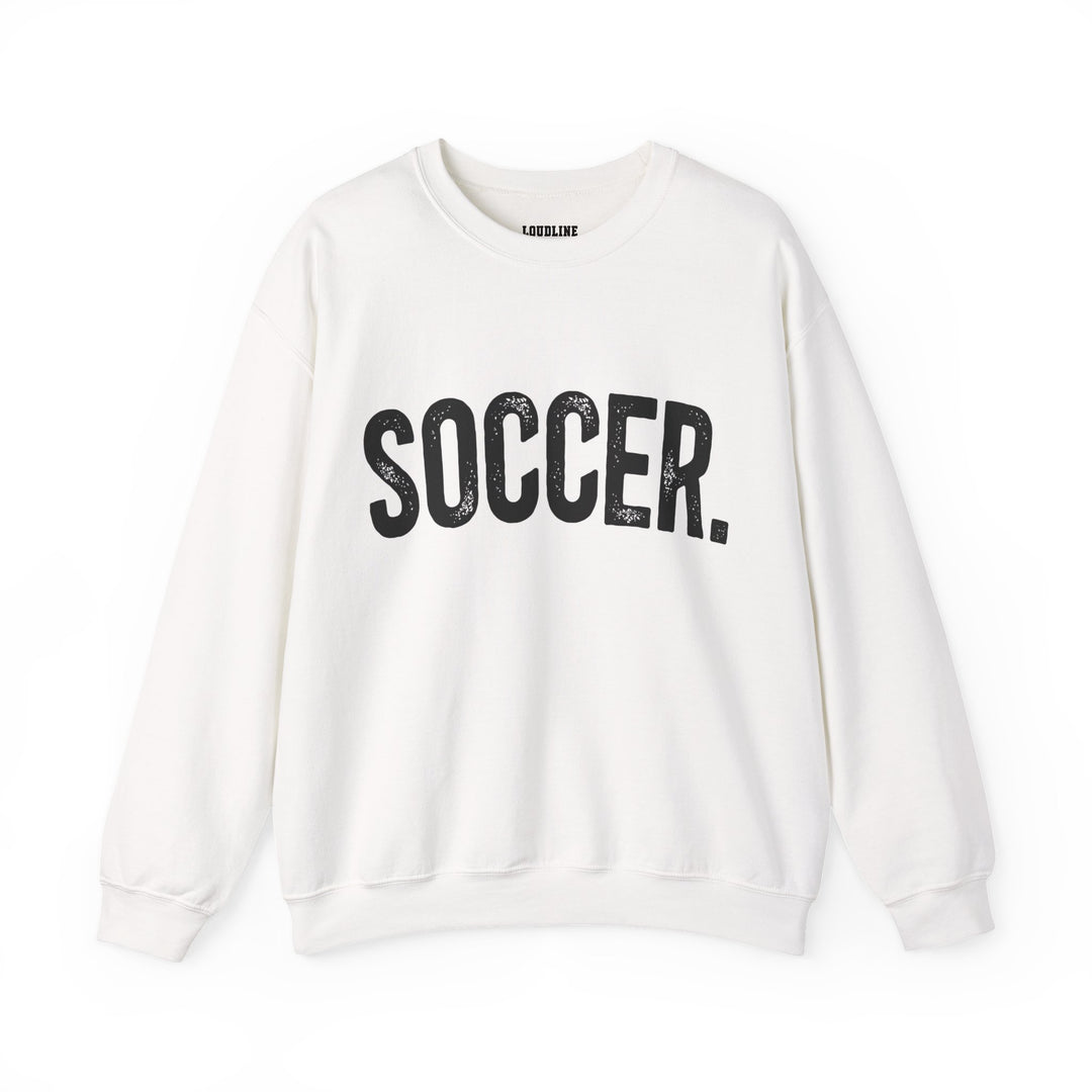 Rustic Design Soccer Unisex Adult Crewneck Sweatshirt