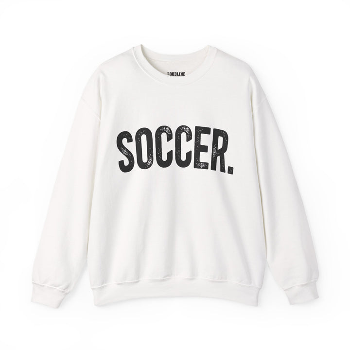 Rustic Design Soccer Unisex Adult Crewneck Sweatshirt