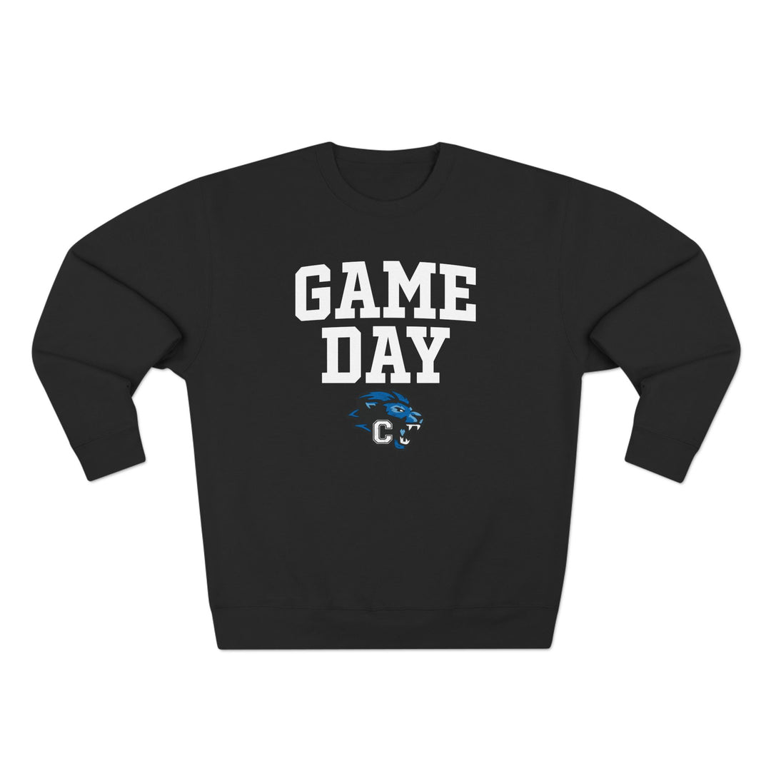Canton Lions Football &amp; Cheer Unisex Adult Premium Crewneck Sweatshirt - Game Day 2 Design