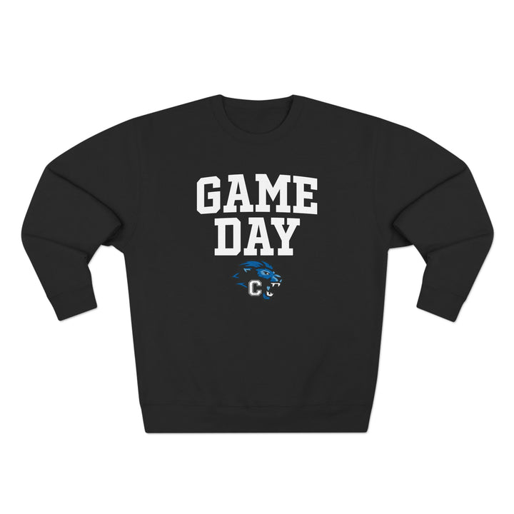 Canton Lions Football &amp; Cheer Unisex Adult Premium Crewneck Sweatshirt - Game Day 2 Design