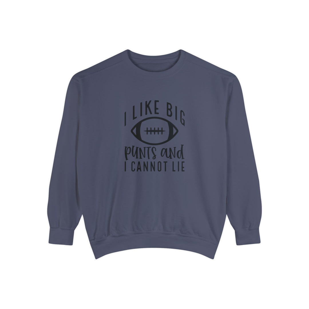 I Like Big Punts Football Unisex Adult Premium Crewneck Sweatshirt