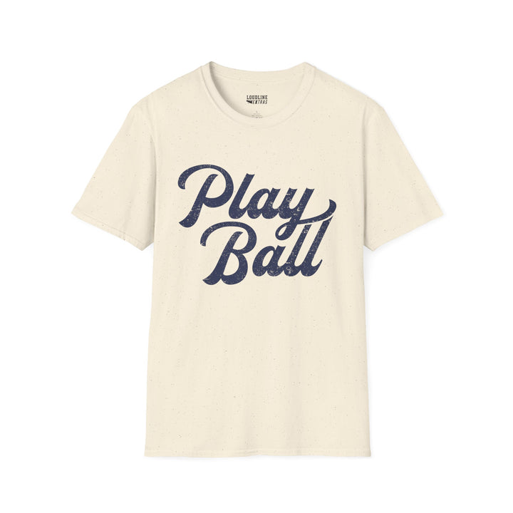 Play Ball Unisex Adult Baseball T-Shirt