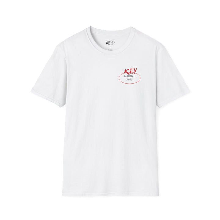 Key Martial Arts Unisex Adult T-Shirt - A Black Belt is Just a White Belt Who Never Gave Up