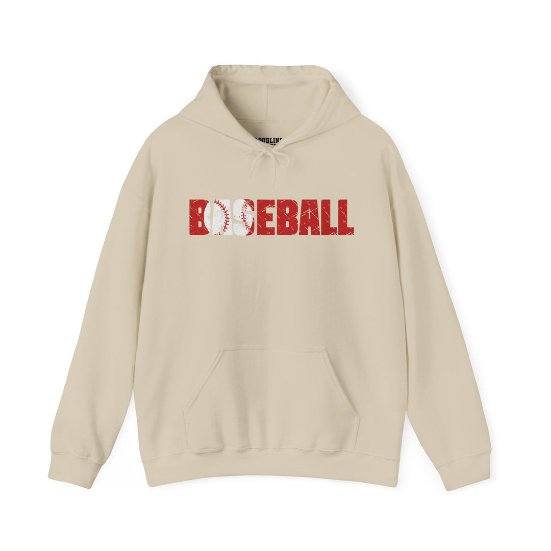 Baseball Unisex Adult Hooded Sweatshirt