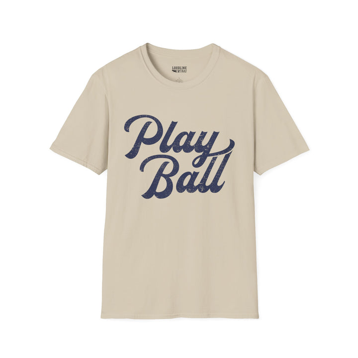 Play Ball Unisex Adult Baseball T-Shirt