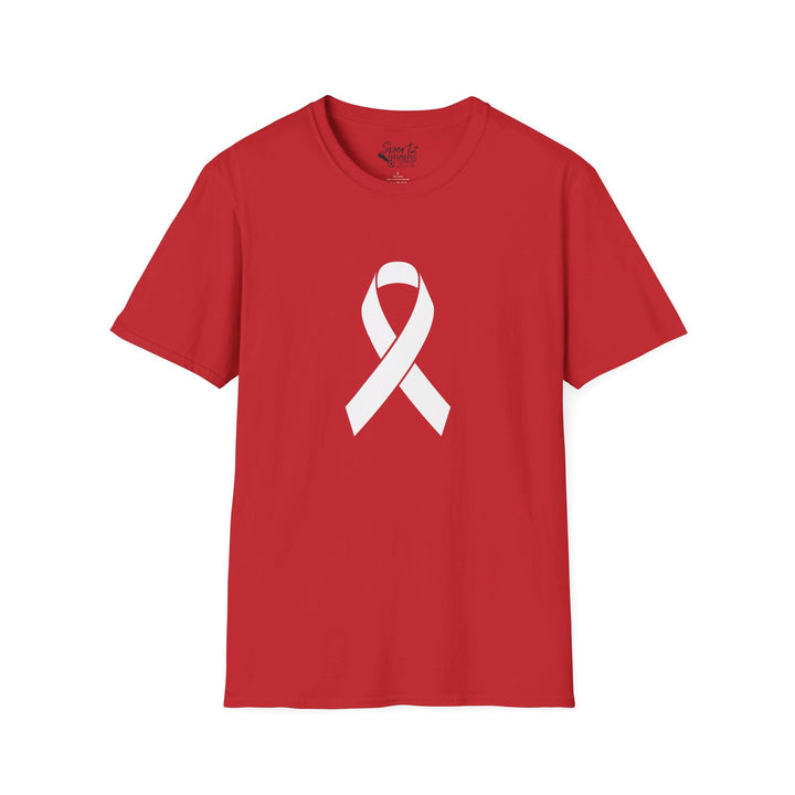 Cancer Ribbon Adult Unisex T-Shirt