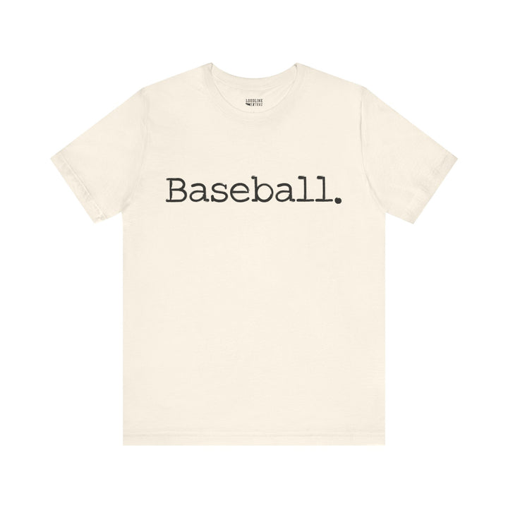 Typewriter Design Baseball Unisex Adult T-Shirt