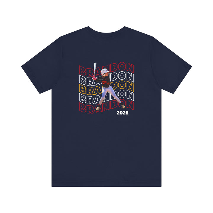 Cooperstown Picture Wavy Name Front &amp; Back Design - Unisex Adult T-Shirt