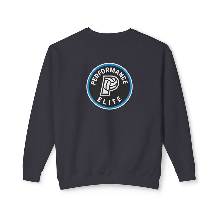 Performance Elite Unisex Adult Premium Crewneck Lightweight Sweatshirt w/Front &amp; Back Logo