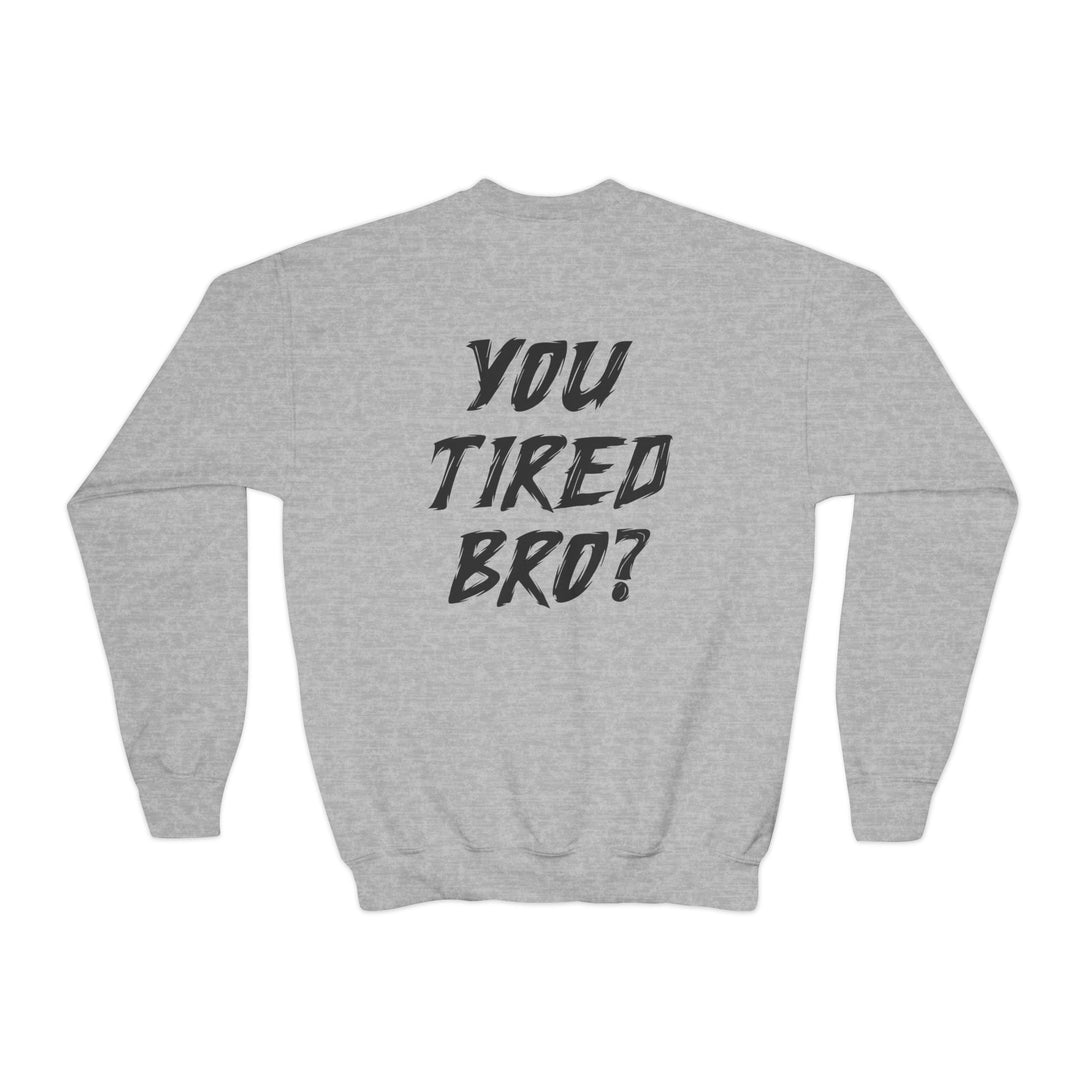 T-Black Dugout Unisex Youth Crewneck Sweatshirt
