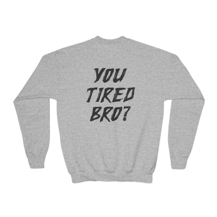 T-Black Dugout Unisex Youth Crewneck Sweatshirt