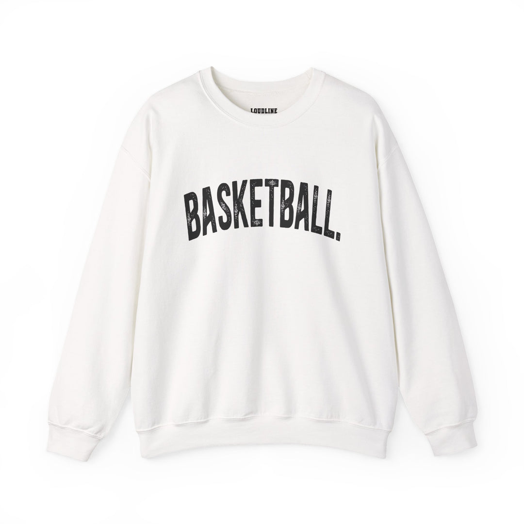 Rustic Design Basketball Unisex Adult Crewneck Sweatshirt
