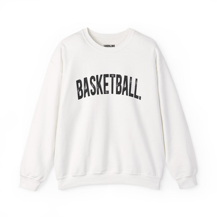 Rustic Design Basketball Unisex Adult Crewneck Sweatshirt