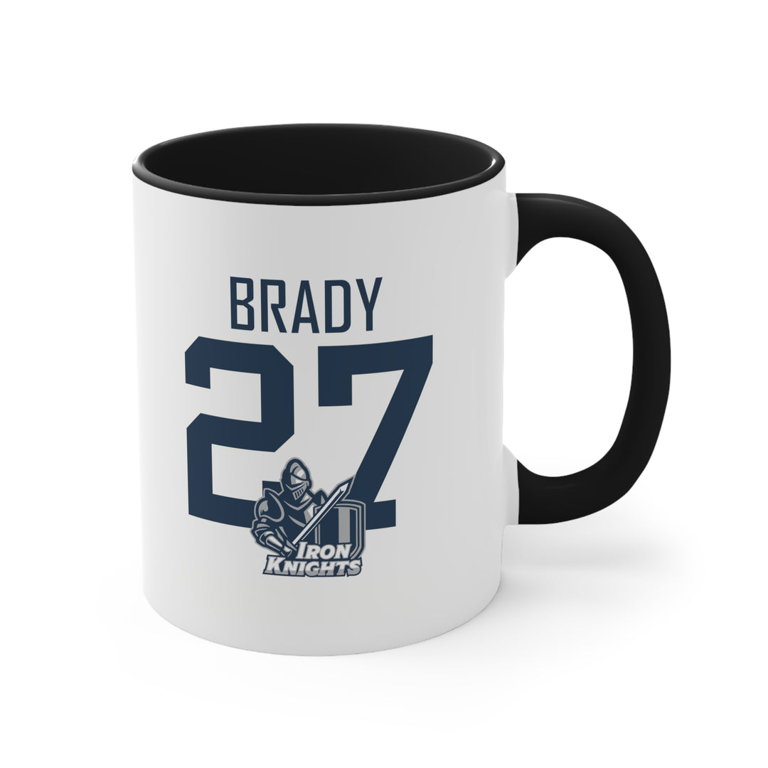 Iron Knights 11 oz Accent Mug - Last Name &amp; Knight Design