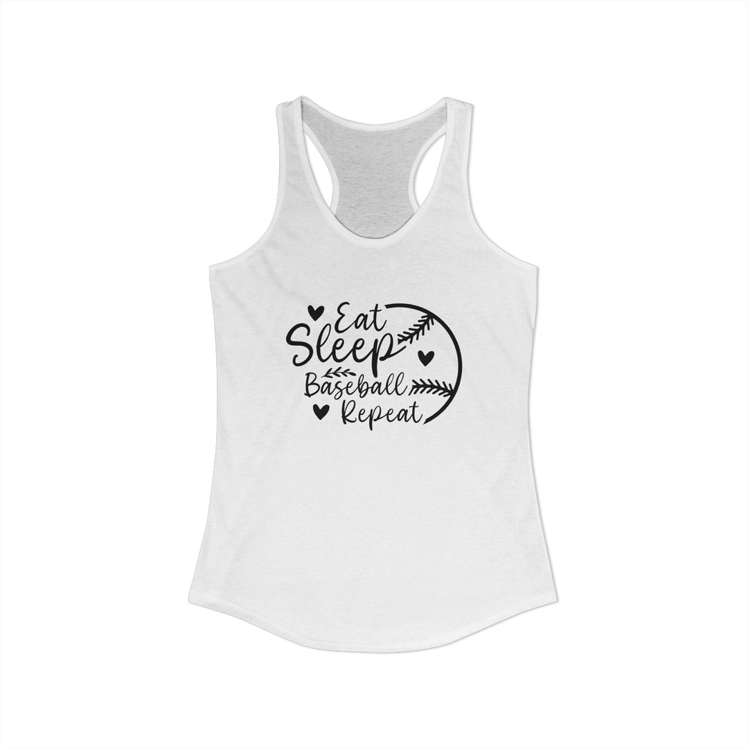 Eat Sleep Baseball Repeat Women&