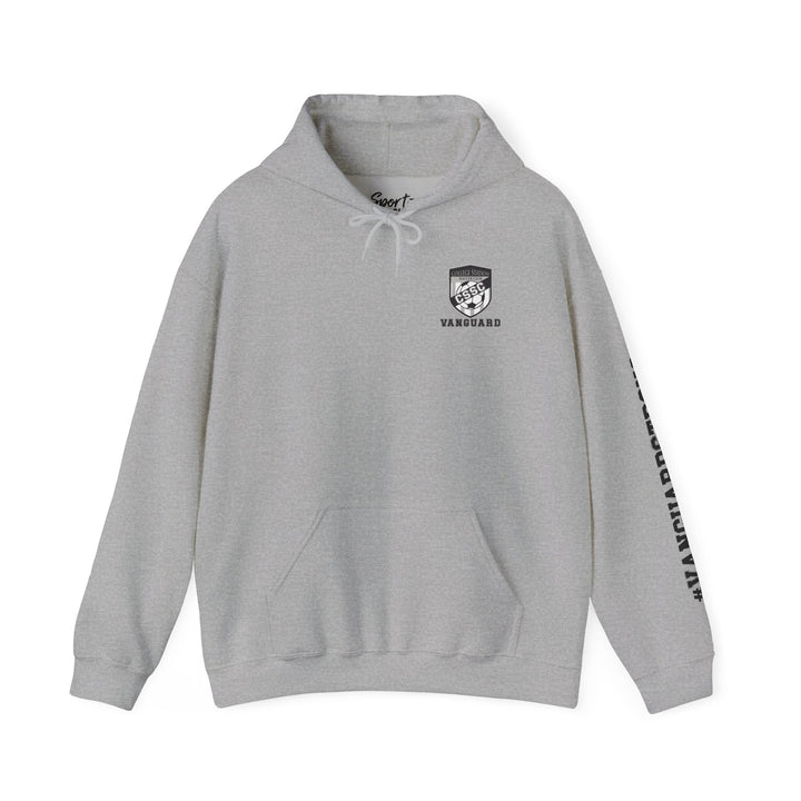 College Station Soccer Club Vanguard Unisex Adult Hooded Sweatshirt w/ Logo on Left Chest