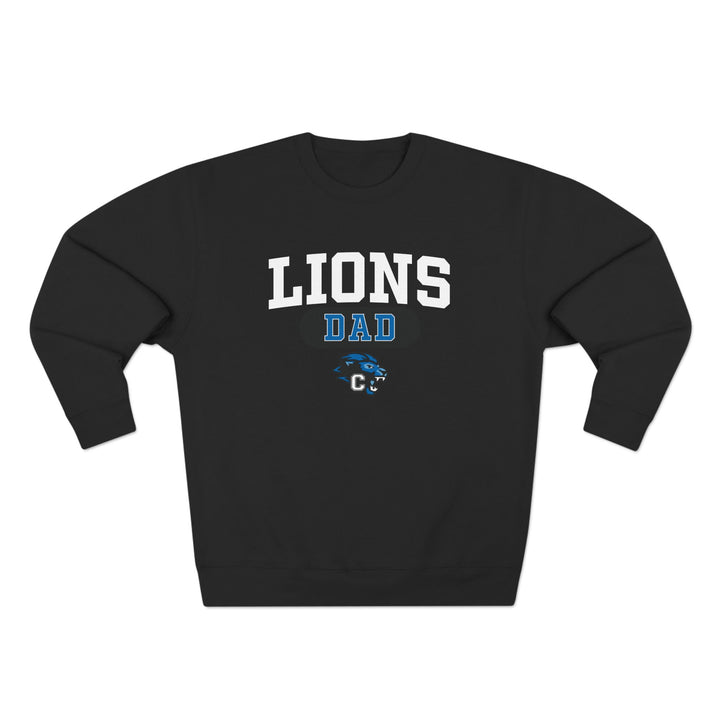 Canton Lions Football &amp; Cheer Unisex Adult Premium Crewneck Sweatshirt - Lions Relative Design
