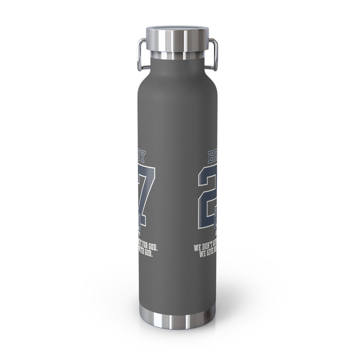 Iron Knights 22oz Bottle - Last Name &amp; Number w/Knight Design