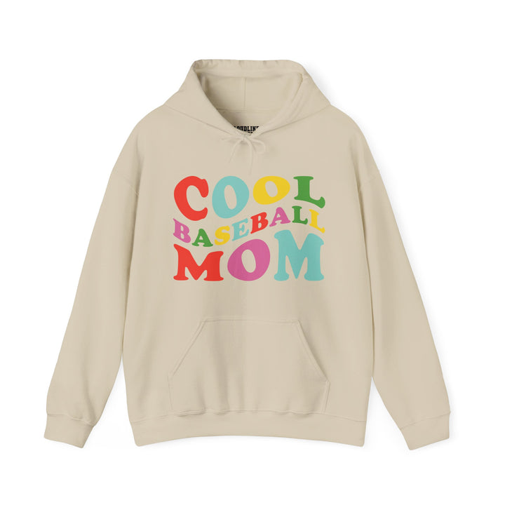 Cool Baseball Mom Unisex Adult Hooded Sweatshirt