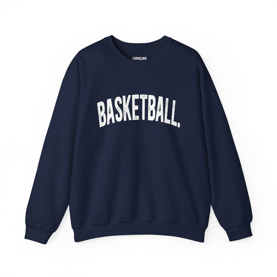Rustic Design Basketball Unisex Adult Crewneck Sweatshirt