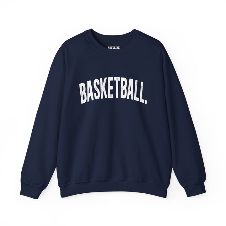 Rustic Design Basketball Unisex Adult Crewneck Sweatshirt