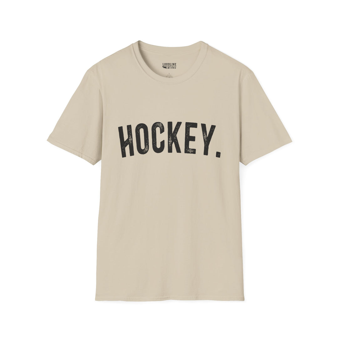 Rustic Design Hockey Unisex Adult T-Shirt