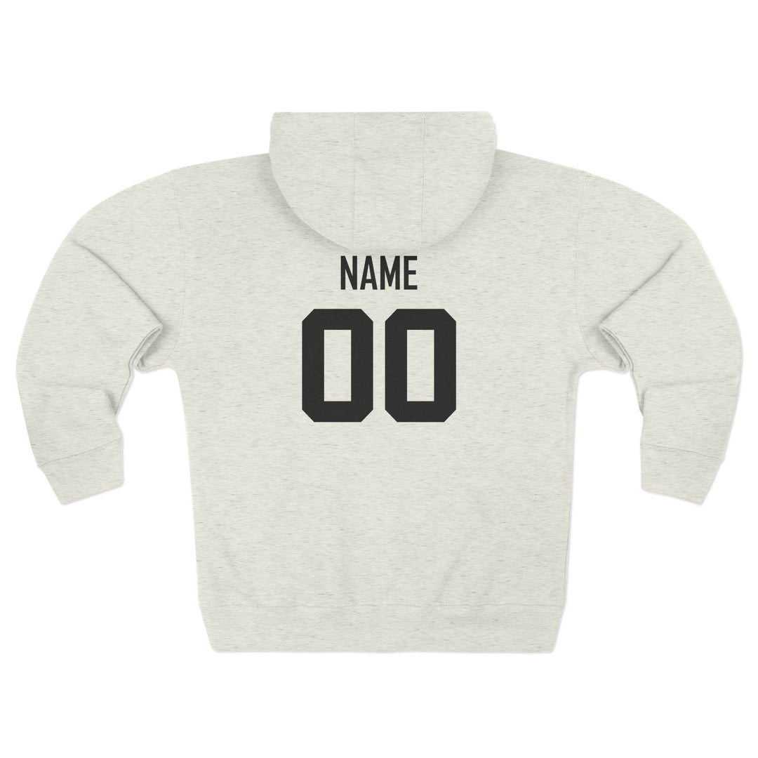 Canton Lions Football &amp; Cheer Unisex Adult Premium Full Zip Hooded Sweatshirt