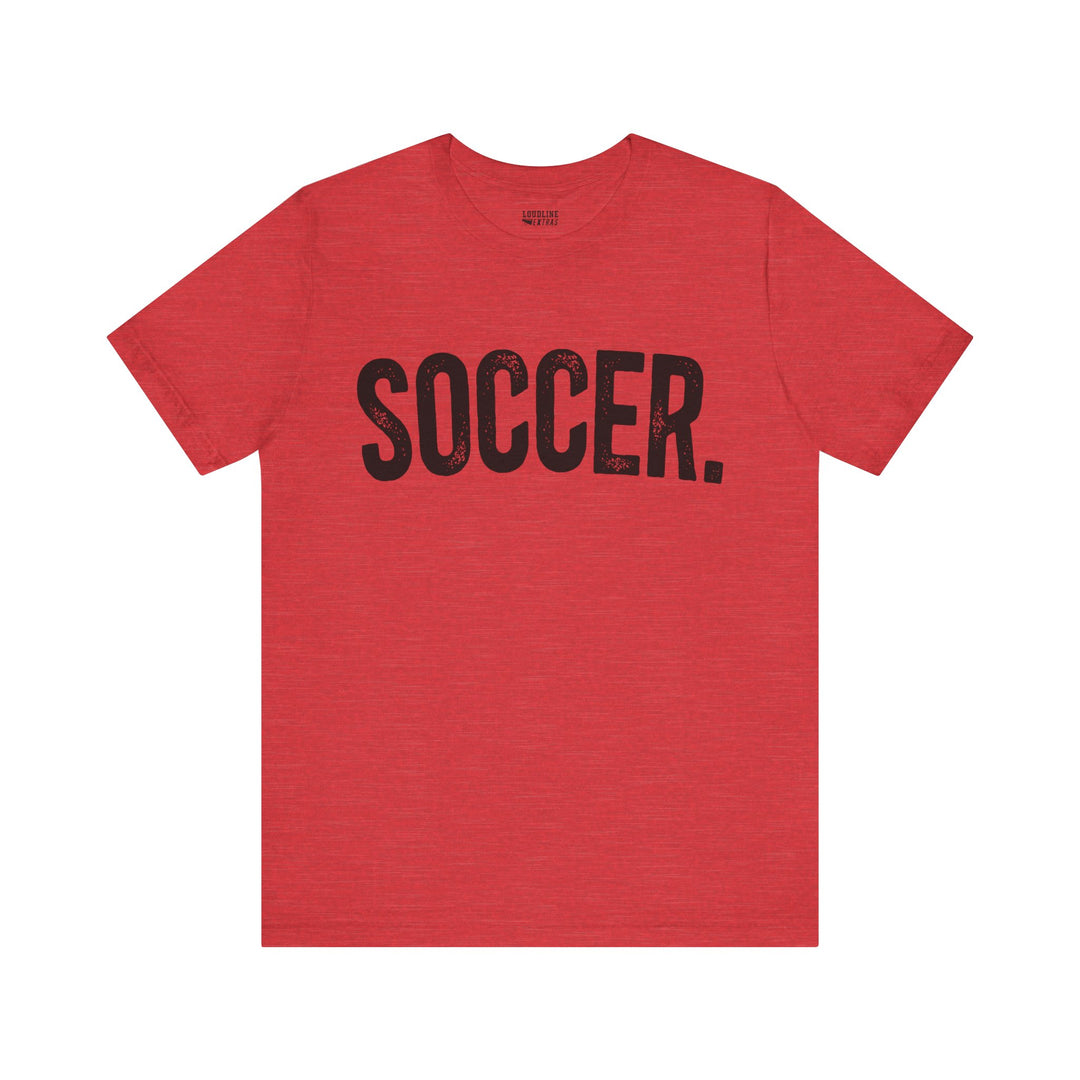 Rustic Design Soccer Unisex Adult T-Shirt