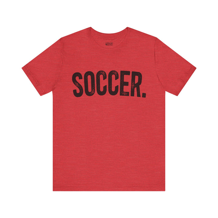 Rustic Design Soccer Unisex Adult T-Shirt