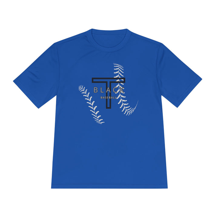 T-Black Dugout Unisex Adult Moisture Wicking T-Shirt